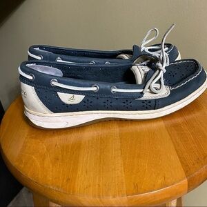Sperry Top Sider Laser-cut Top Blue shoes Women’s 8.5